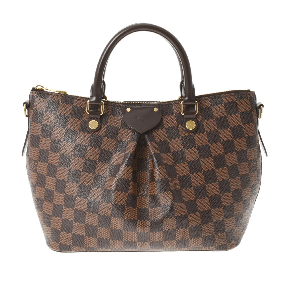 LOUIS VUITTON Damier Siena Brown Canvas Handbag